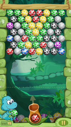 Bubble Shooter: Dinosaur Eggs Pop, Crush, Bobble Screenshot 3