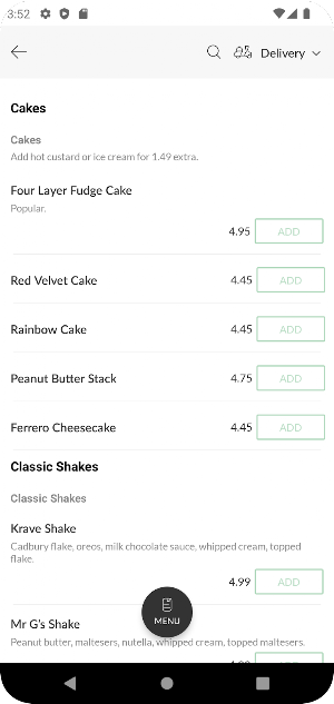 Mr G's Dessert Screenshot 1