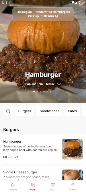 The Region Burgers Screenshot 1