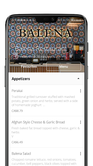 Balena Restaurant Screenshot 2