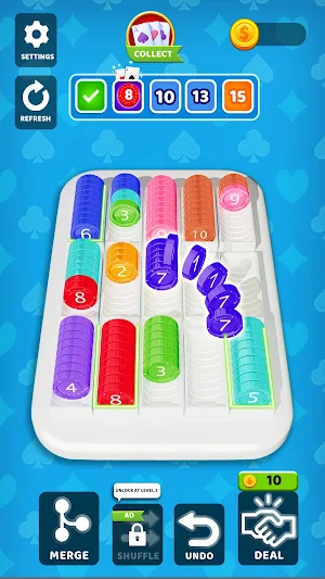 Coin Merge & Sort Puzzle Screenshot 3