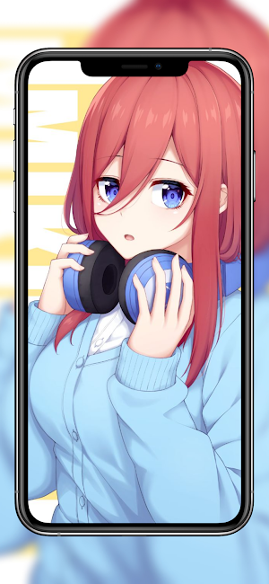 Miku Nakano Anime Wallpaper Screenshot 2