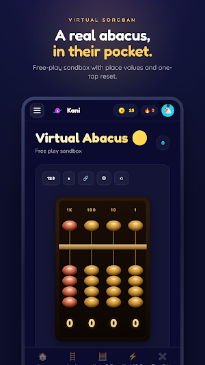 Kani Math: Abacus Mental Math Screenshot 1