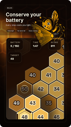 Beeline: Daily Hex Maze Screenshot 2
