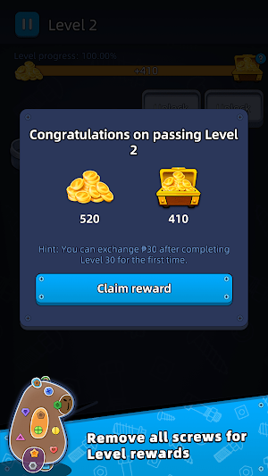 Screw Pull: Earn Rewards Screenshot 1