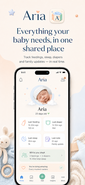 Aria: Newborn Care Screenshot 0