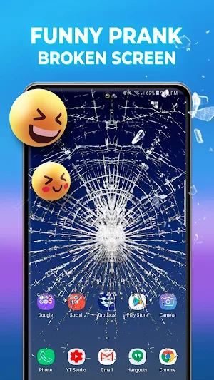 Broken Screen Prank & Cracked Screenshot 0