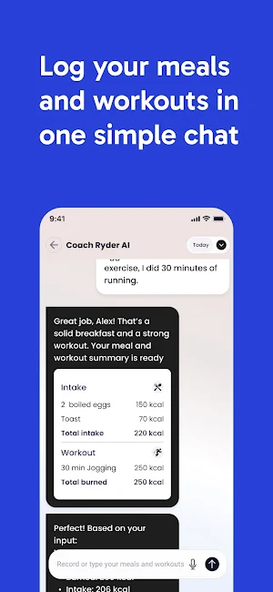 CoachRJ - Fitness Tracker Screenshot 2