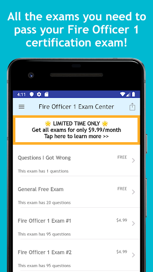 Fire Officer 1 Exam Center: Prep for officers exam Screenshot 3