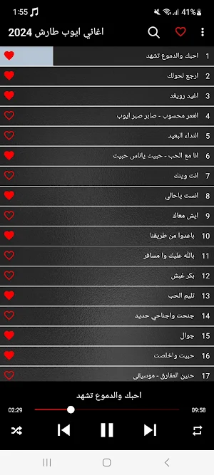 اغاني ايوب طارش 2024 بدون نت Screenshot 0