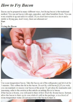 Bacon Recipes Guide Screenshot 1