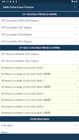Delhi Police Practice Papers Screenshot 0