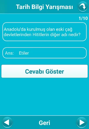 Tarih Bilgi Yarışması Screenshot 1