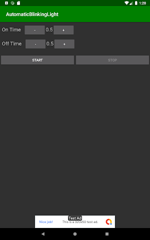 Automatic Blinking Light Screenshot 2