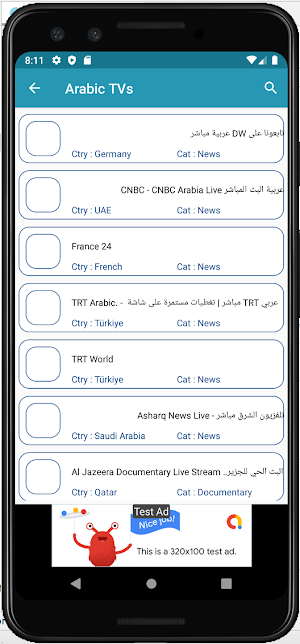 Arabic Live Tv Channels Screenshot 2
