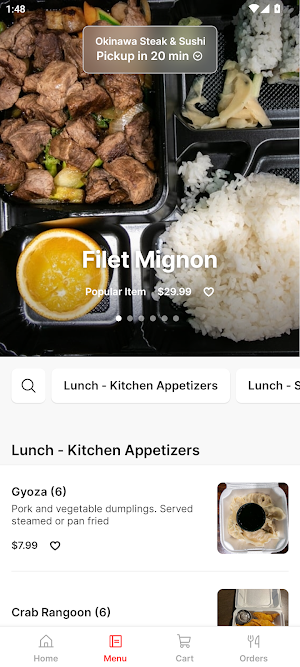 Okinawa Steak & Sushi Screenshot 1