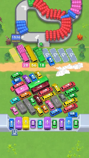 Car Jam Loop: Bus Games Screenshot 2