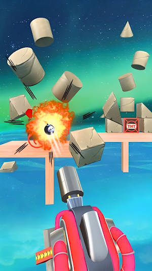 Cannon Ball Strike- Knock Cans Screenshot 0