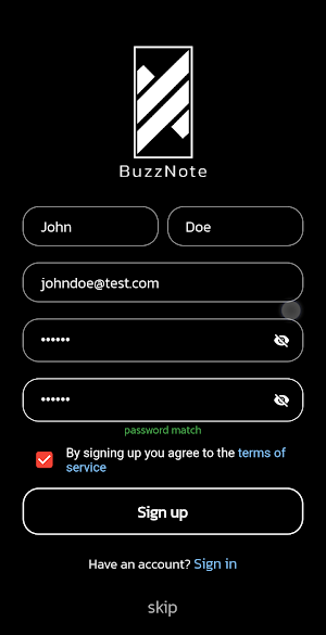 buzznote Screenshot 0