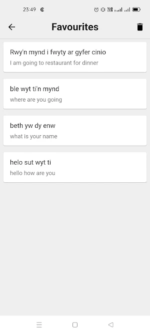 Welsh To English Translator Screenshot 3
