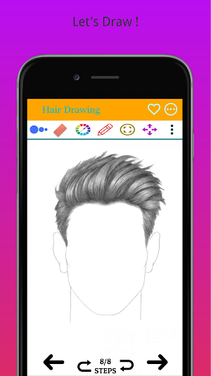 How to Draw Realistic Hair Step by Step Screenshot 3
