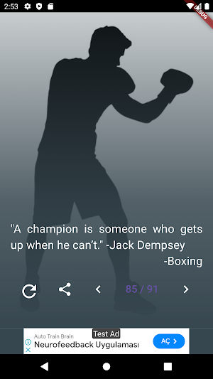 Boxing Quotes Screenshot 0