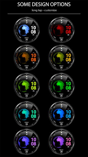 WFP 314 Earth day watch face Screenshot 1