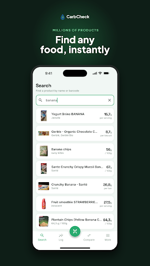 CarbCheck – Carb Tracker Screenshot 1
