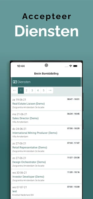Brein Bemiddeling Screenshot 2