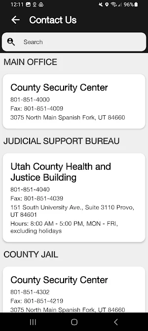 Utah County Sheriff Screenshot 2