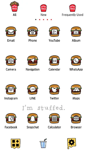 Silly Burgers Theme +HOME Screenshot 2