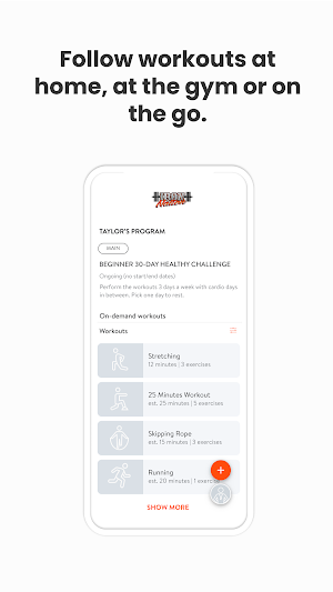 Iron Nation Fitness Screenshot 2