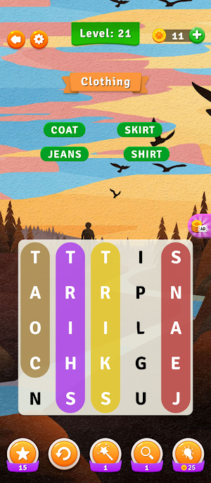 Word Search Screenshot 1