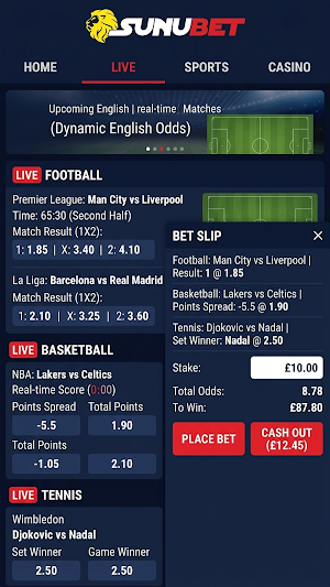 Sunubet Screenshot 3