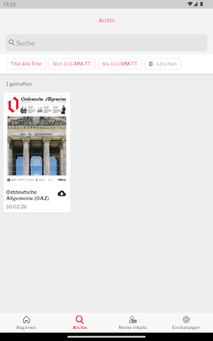 Ostdeutsche Allgemeine Screenshot 3
