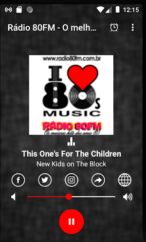 Rádio 80FM - O melhor dos anos 80 (OFICIAL) Screenshot 0