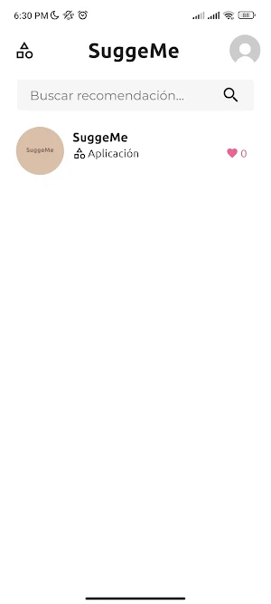 SuggeMe Screenshot 2