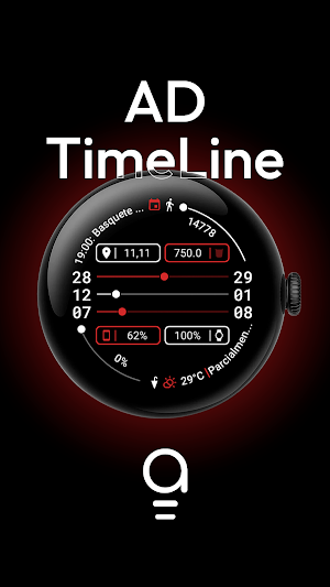AD TimeLine - Watch Face Screenshot 0