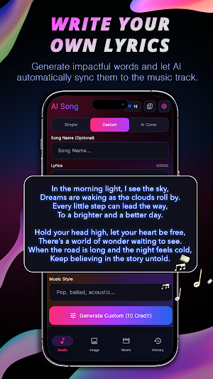URA AI Studio: AI Music Movies Screenshot 2