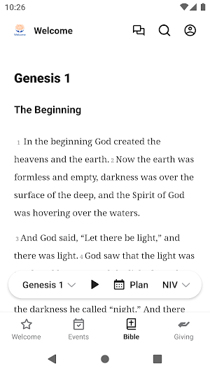 Welcome Ministries Screenshot 2