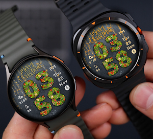 Christmas Numbers Watch Face Screenshot 3