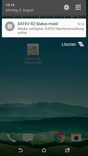 DATEV RZ-Status mobil Screenshot 2