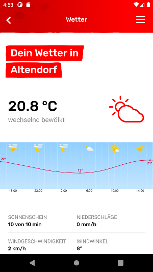 Gemeinde Altendorf SZ Screenshot 2