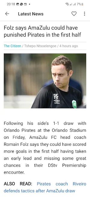 South Africa Breaking News Screenshot 2