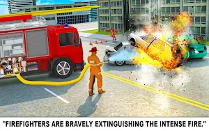 Emergency Firefighter Game 3d Screenshot 0