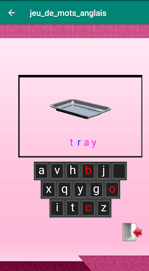 jeu de mots anglais Screenshot 2