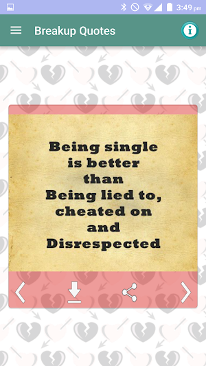 Break Up and Move on Quotes Screenshot 1