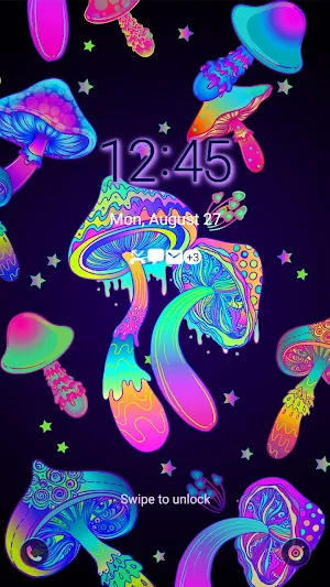 Colorful Mushroom - Wallpaper Screenshot 0