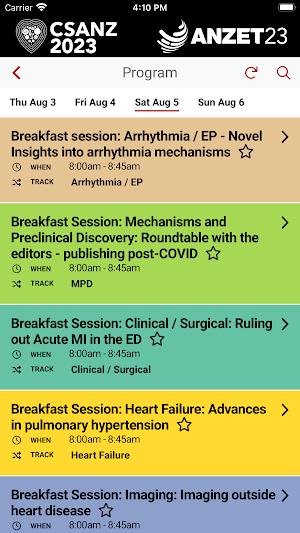 CSANZ and ANZET 2023 Screenshot 2