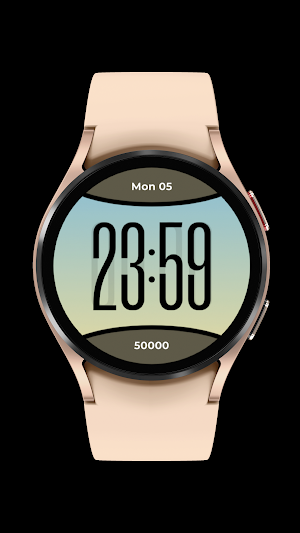 Big character watch face Screenshot 1